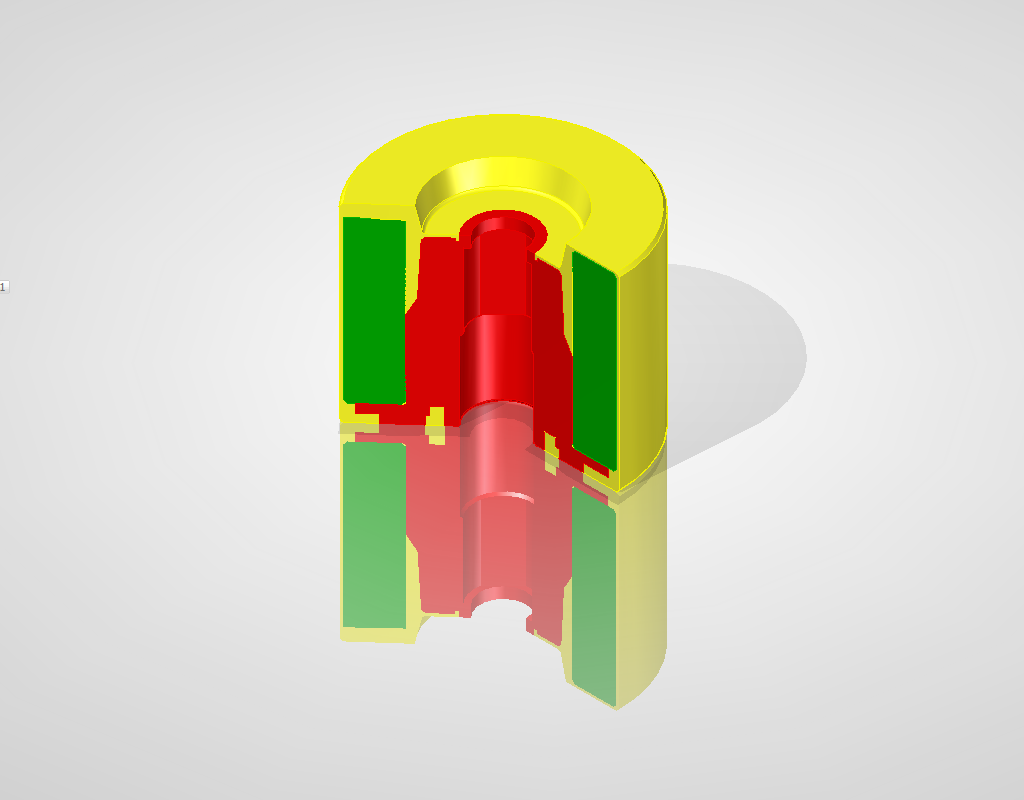 Magnete ricoperto